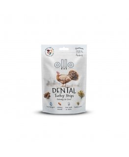 OLLO Air Dried Dental Turkey Strips - Dog Treat - 80g