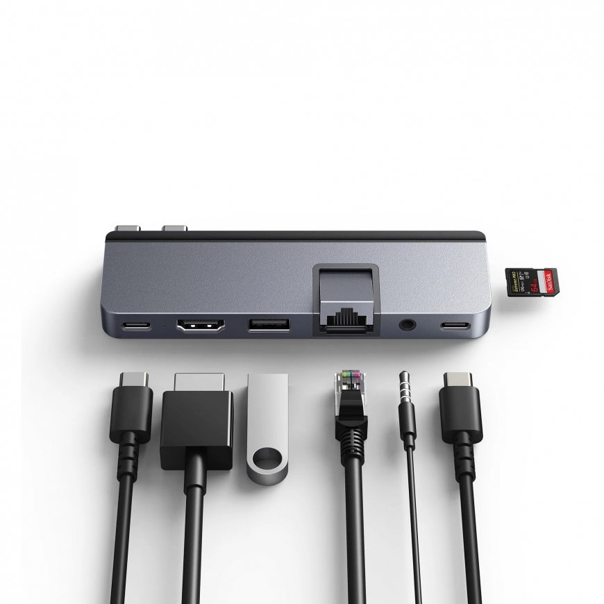 HYPER HD575-GRY-GL док-станция для ноутбука USB 3.2 Gen 1 (3.1 Gen 1) Type-C Серый – 5