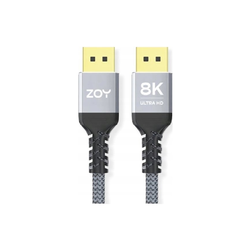 ZOY 612 vnt. „DisplayPort“ – „DisplayPort“ kabelis, 5 m, juodas (B34AA) – 2