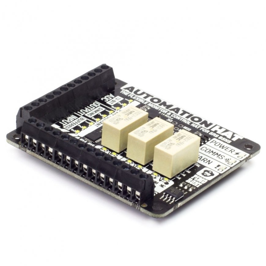Pimoroni Automation HAT Jälgimise ja automaatika kontroller Must – 2