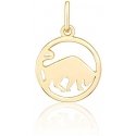 JVD Gold-Plated Taurus Zodiac Pendant SVLP1080X61GOBY JVD Gold-Plated Taurus Zodiac Pendant SVLP1080X61GOBY