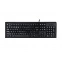 A4Tech KR-92 klaviatuur Universaalne USB QWERTY Inglise Must A4Tech KR-92 klaviatuur Universaalne USB QWERTY Inglise Must