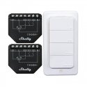 2 kpl Shelly Shutter WiFi-ohjaimia verhoille/kaihtimille + BLU RC Button 4 2 kpl Shelly Shutter WiFi-ohjaimia verhoille/kaihtimille + BLU RC Button 4
