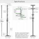 Barkan Mount with 145 cm Mounting Pole for Car Charger Barkan Mount with 145 cm Mounting Pole for Car Charger