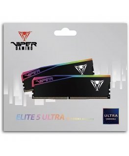 Patriot Viper Gaming RGB Elite 5 Ultra DDR5-6400 RAM, CL 32, AMD EXPO, Intel XMP 3.0 - 2x 32GB, must