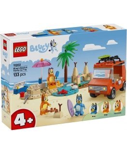 LEGO® Bluey 11202 Путешествие Блуи и семьи на машине на пляж