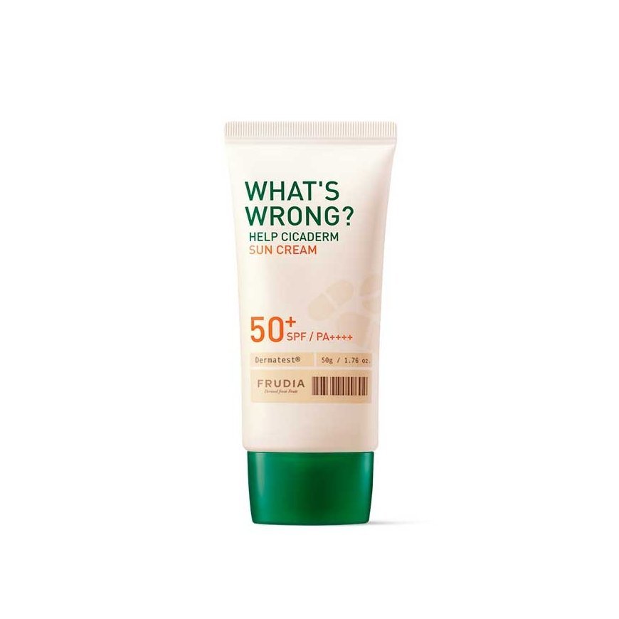 Frudia What's Wrong Cicaderm SPF 50+ Sunscreen Cream 50ml