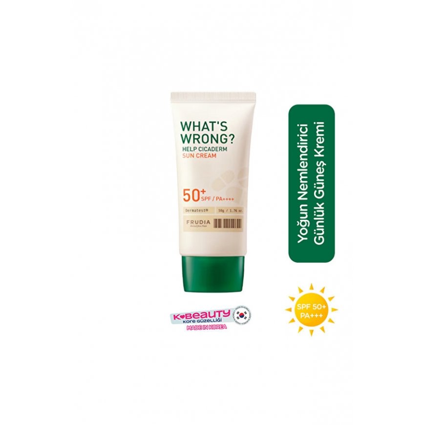 Frudia What's Wrong Cicaderm SPF 50+ Sunscreen Cream 50ml – 2