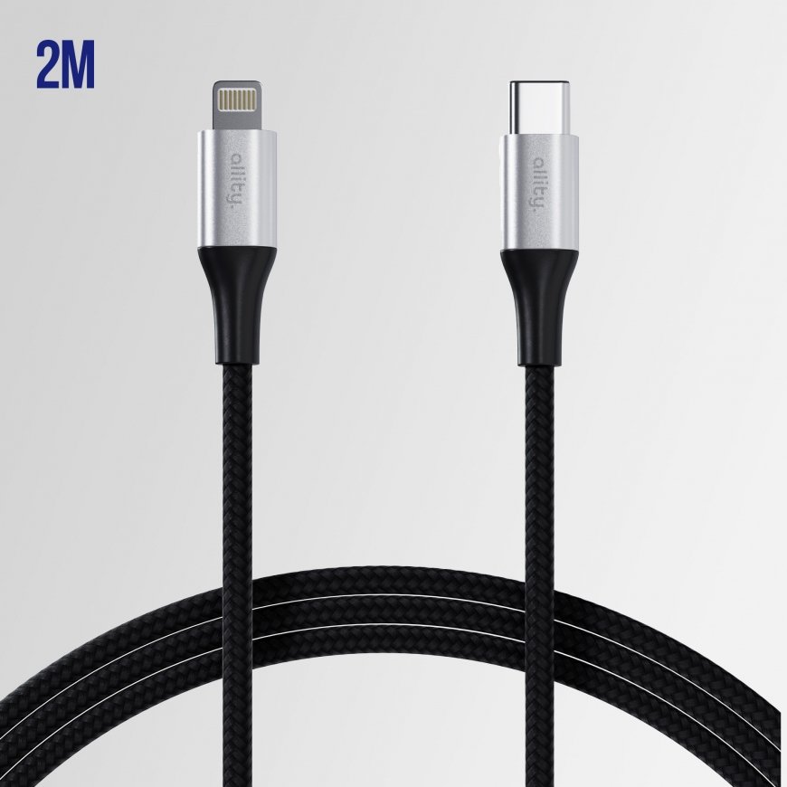 Кабель Baseus "Allity" AUC-01 USB-C - Lightning 2.0 м 27W черный