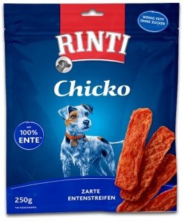 RINTI 91351 suņu un kaķu gardums Dzīties pakaļ/suns Uzkodas Pīle 250 g