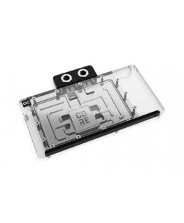Alphacool Core GeForce RTX 5080 Solid + AMP Water Block, Backplate - Acrylic, Black