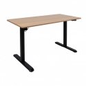 Home4You ERGO LIGHT Table with 1 Motor 120x60xH73-118cm, Black Home4You ERGO LIGHT Table with 1 Motor 120x60xH73-118cm, Black