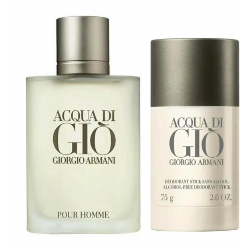 Set Giorgio Armani: Acqua di Gio, Eau De Toilette, For Men, 100