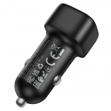 Borofone Car charger BZ34A Cloud - Type C - PD 20W black Borofone Car charger BZ34A Cloud - Type C - PD 20W black