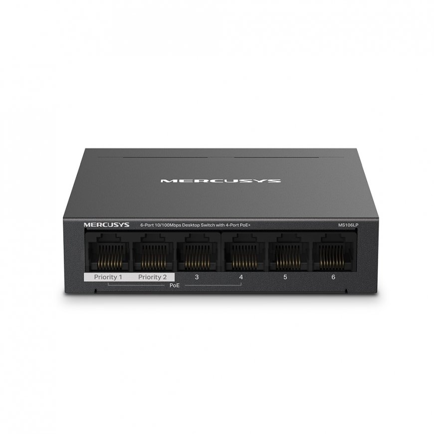 Mercusys MS106LP tīkla pārslēgs Vadīts Fast