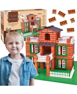 WOOPIE konstravimo rinkinys iš kaladėlių - vila, 357 vnt.