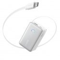 Anker Nano Power Bank 10K 45W с встроенным выдвижным USB-C кабелем, белый