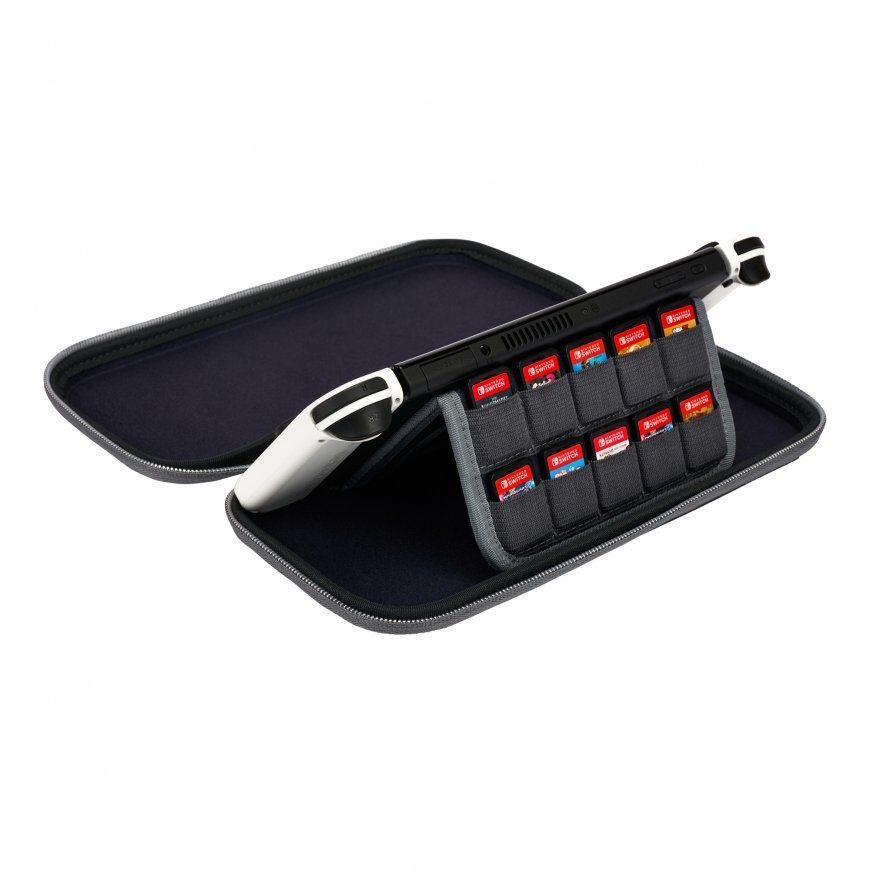 PowerA NSCS0087-01 portatīvo spēļu konsoles futrālis Aploksne Nintendo Filcs Melns, Pelēks, Balts – 4