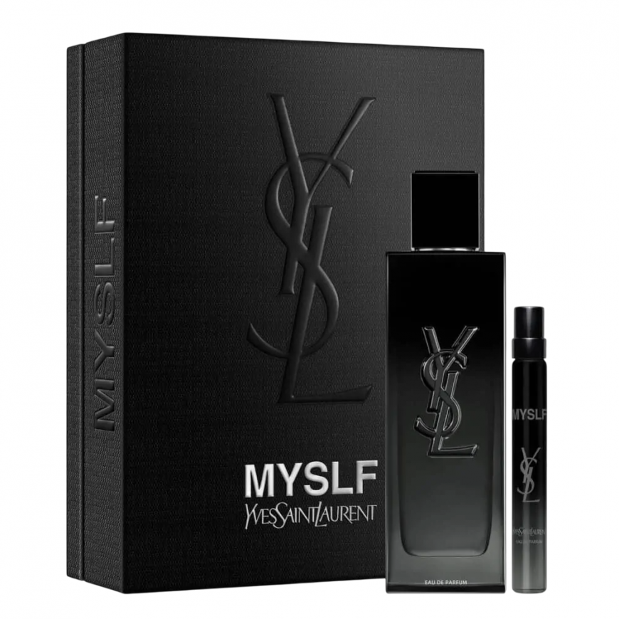 Set Yves Saint Laurent: Myslf, Eau De Parfum, For Men, Refillabl
