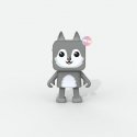Mobility on Board Dancing Animal Wolf Stereo portable speaker Grey 3 W