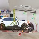 Barkan Wall Mount 160 cm Car Charging Cable Holder Barkan Wall Mount 160 cm Car Charging Cable Holder