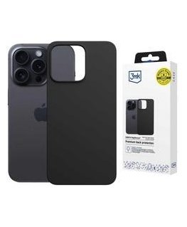 3MK Hardy MagSilicone -suojakuori, grafiitinharmaa, Apple iPhone 15 Pro Max -puhelimelle