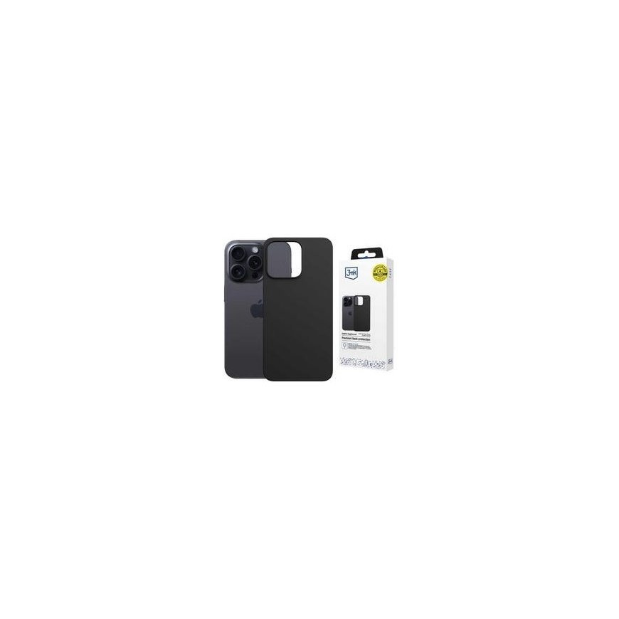 3MK Hardy MagSilicone dėklas, skirtas Apple iPhone 15 Pro Max, grafito spalvos