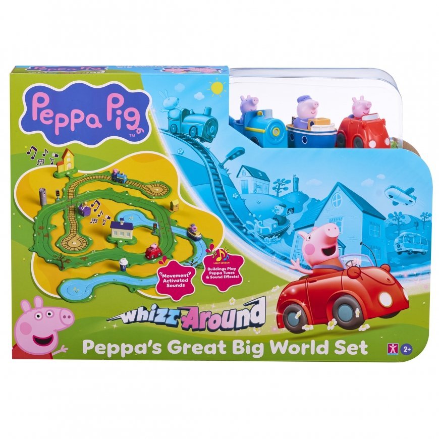 PEPPA PIG Whizz Around Peppa leikkisetti Peppan maailma