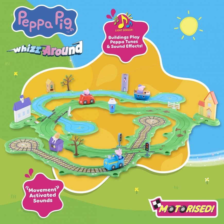 PEPPA PIG Whizz Around Peppos pasaulio žaidimų rinkinys – 3