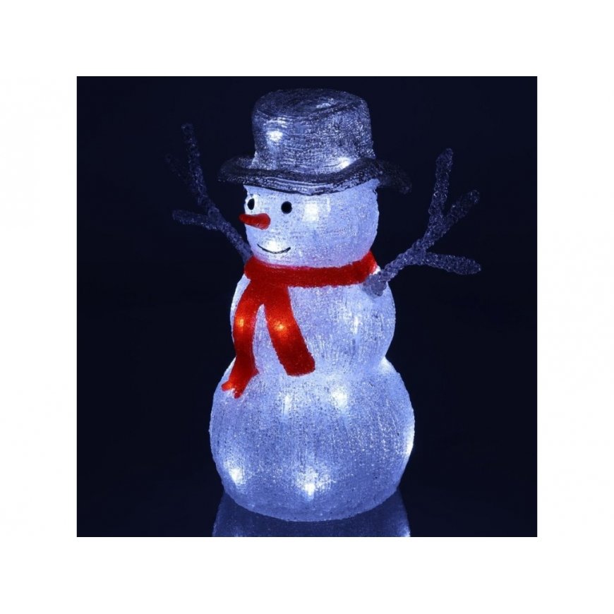Retlux RXL 438 Acrylic Snowman 30LED 33cm