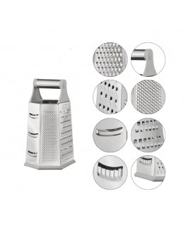 Kinghoff 6-edge grater, 23.5 × 14.5 × 11.5 cm, KH 1991