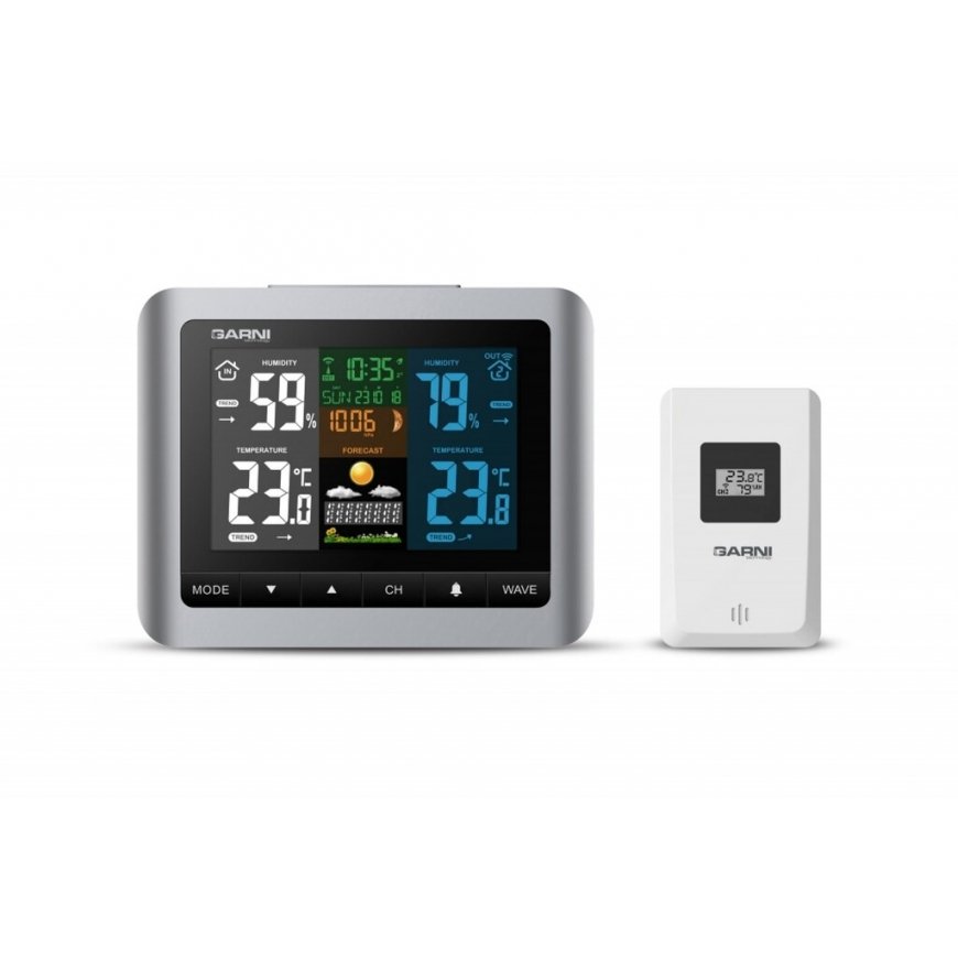 GARNI 520 Black, Silver LCD AC/Battery
