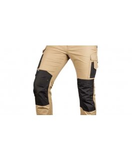 Neo Tools „Mix&Match“ työvaatteiden housut, kanvas, Cordura-vahvistettu, hiekka/musta, XS-koko