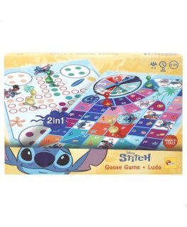 Lisciani Disney Stitch Parchis un zosu spēle