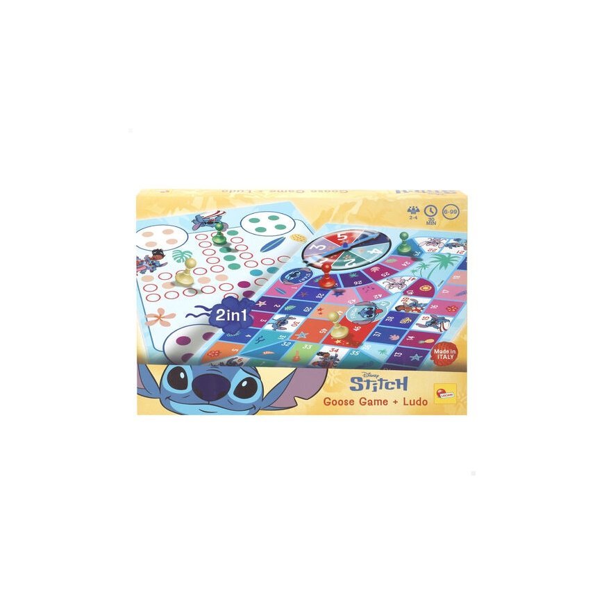 Lisciani Disney Stitchi Parchis ja hane mäng