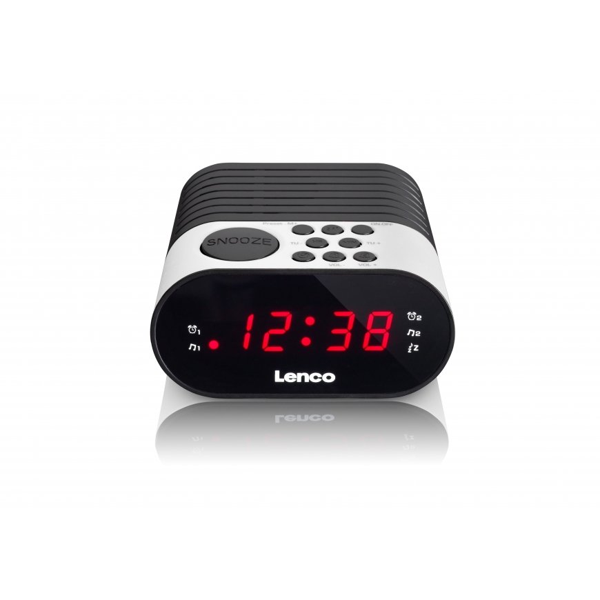 Lenco CR-07 Laikrodis Juoda, Balta