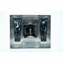 New Brand Extasia Black Set Eau de Toilette Spray 100ml + After Shave Balm 130ml + Shower Gel 130ml + Eau de Toilette Spray 15ml