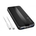 NATEC TREVI SLIM Q V2 Litija polimērs (LiPo) 10000 mAh Melns NATEC TREVI SLIM Q V2 Litija polimērs (LiPo) 10000 mAh Melns