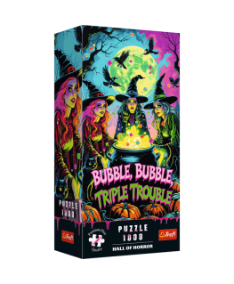 Dėlionė Trefl Puzzle ar 1000 detaļām "Hall of Horror Triple Trouble"