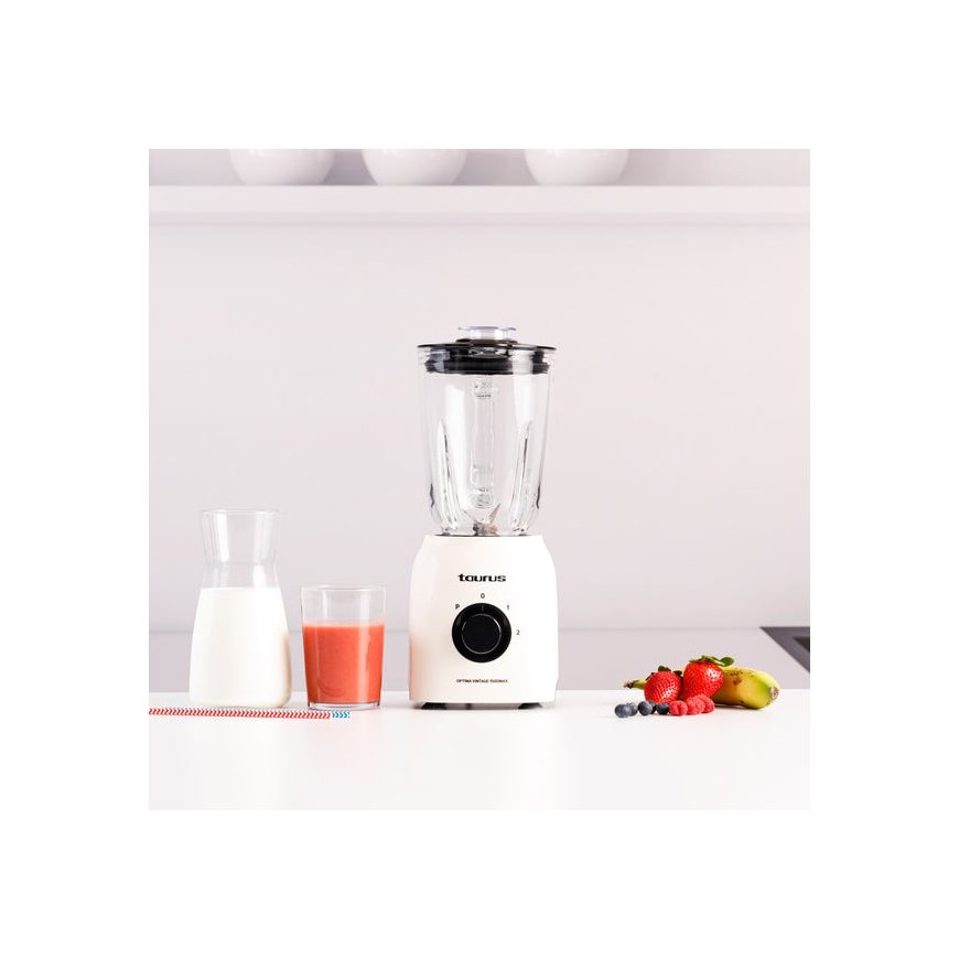 Taurus Optima Vintage 1500 Max 1,8 L Pastatomas trintuvas 1500 W Kreminė spalva – 2