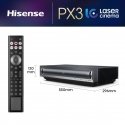 Hisense PX3 projicēšanas TV Ultra īsa fokusa projektors 2800 ANSI lūmeni UHD 4K (3840x2160) Melns, T Hisense PX3 projicēšanas TV Ultra īsa fokusa projektors 2800 ANSI lūmeni UHD 4K (3840x2160) Melns, T