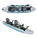 Dvivietė pripučiama baidarė AMBER I-Cruiser II su FLAP pedalais, 42 x 100 x 20 cm, „Urban Sky“, „Dropstitch PVC“ Dvivietė pripučiama baidarė AMBER I-Cruiser II su FLAP pedalais, 42 x 100 x 20 cm, „Urban Sky“, „Dropstitch PVC“