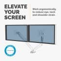Fellowes Platinum Series 8056301 monitor mount / stand