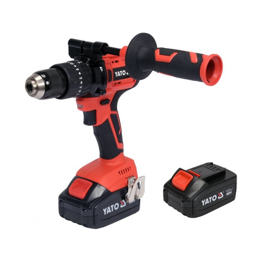 Yato YT-82791 puur 2100 RPM Võtmeta 1,4 kg Must, Punane