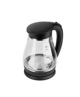 Adler AD 1274 B elektrinis virdulys 1,7 L 2200 W Juoda, Permatomas