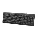 Gembird KB-UM-106 keyboard USB QWERTY US English Black