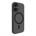 Apple iPhone 17 hibridinis dėklas su MagSafe, PC+TPU, juodas Apple iPhone 17 hibridinis dėklas su MagSafe, PC+TPU, juodas