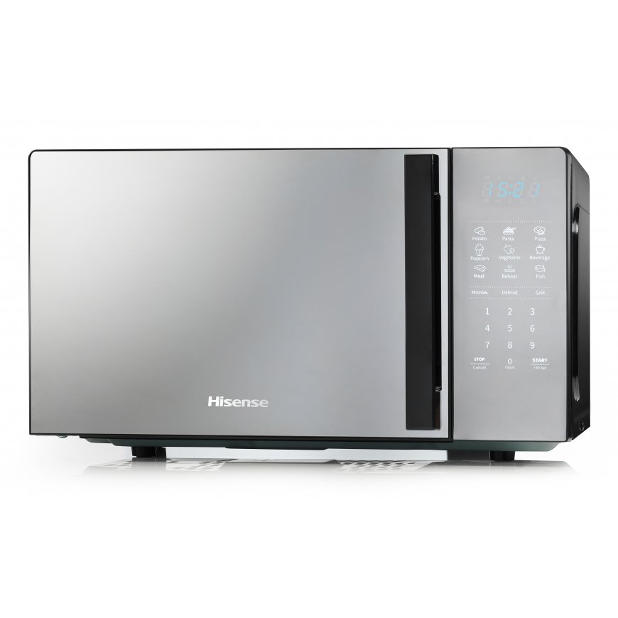 Hisense H20MOMBS4HG microwave Silver Grill microwave Countertop 20 L 700 W