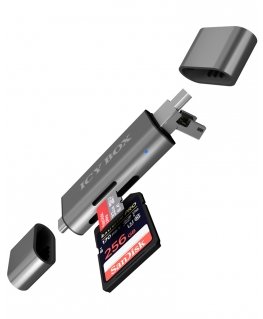 ICY BOX IB-CR200-C кардридер USB 2.0 Черный
