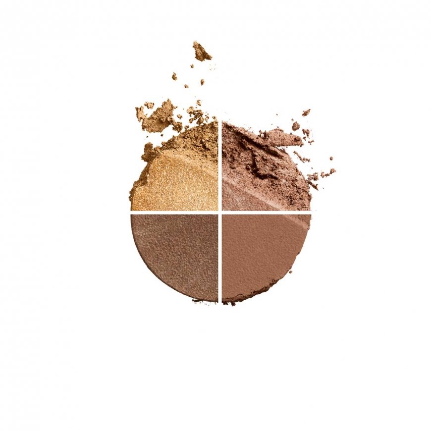 Clarins Ombre 4 Couleurs akių šešėliai 04 brown sugar gradation – 2